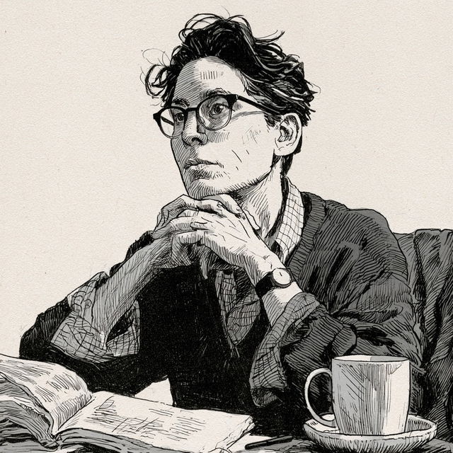 Alison Bechdel style, Midjourney V8.2, render 3 of 4