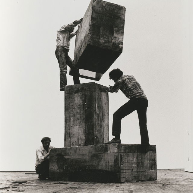 Allan Kaprow style, Midjourney V8.2, render 1 of 4