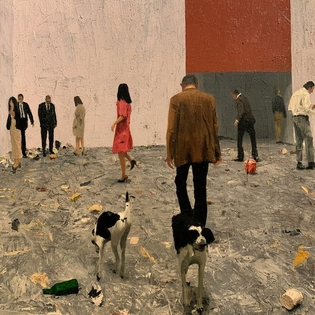 Allan Kaprow style, Midjourney V8.2, render 3 of 4