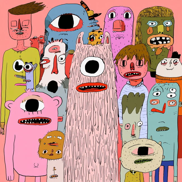 Allie Brosh style, Midjourney V8.2, render 1 of 4