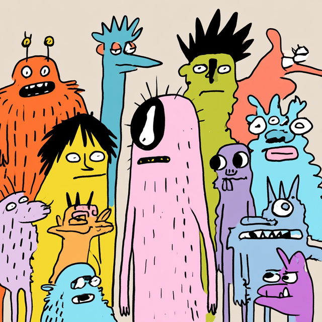 Allie Brosh style, Midjourney V8.2, render 3 of 4