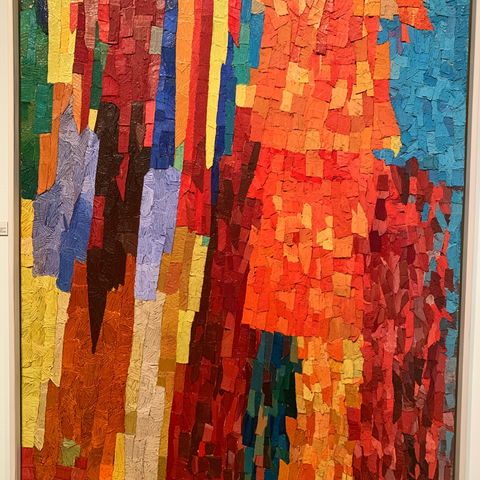 Alma Woodsey Thomas style (Painters), Midjourney V8.2