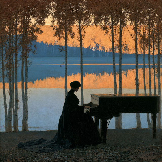 Alphonse Osbert style, Midjourney V8.2, render 3 of 4