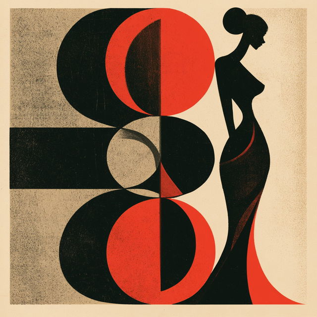 Alvin Lustig style, Midjourney V8.2, render 3 of 4