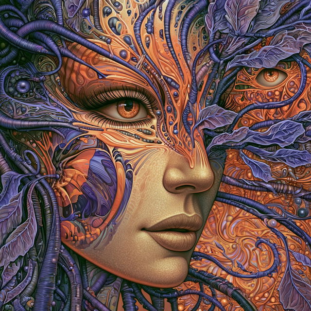 Amanda Sage style, Midjourney V8.2, render 1 of 4
