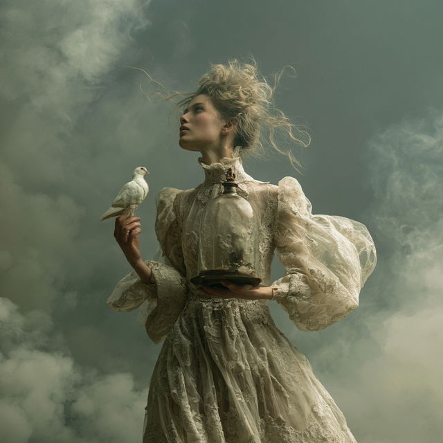 Amandine van Ray style, Midjourney V8.2, render 3 of 4