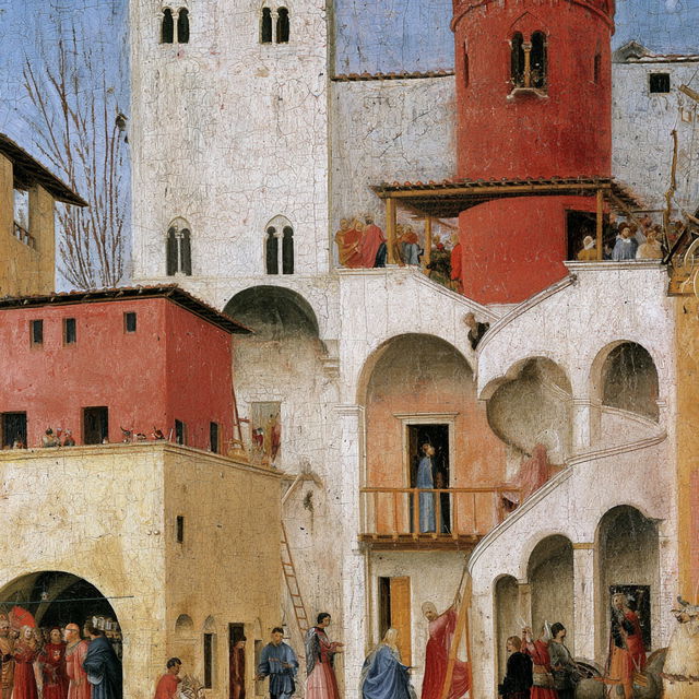 Ambrogio Lorenzetti style, Midjourney V8.2, render 4 of 4