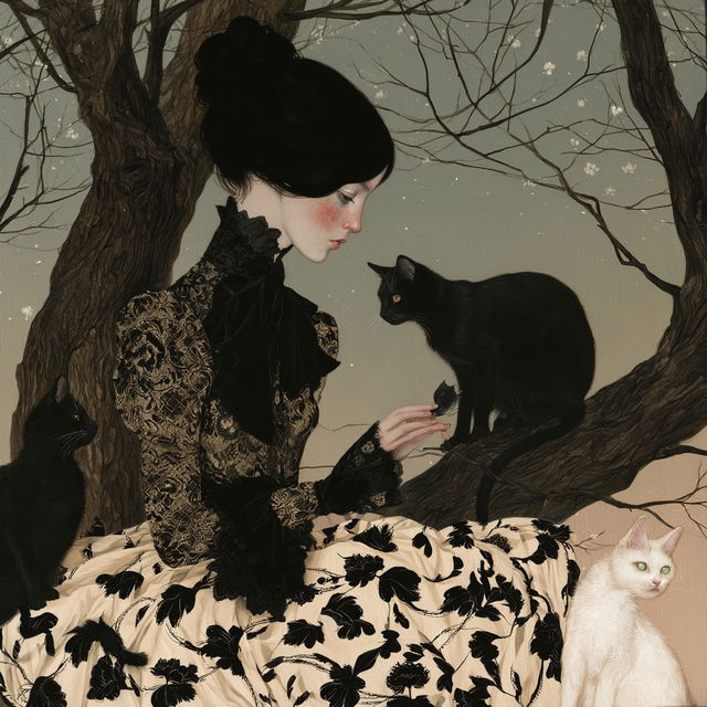 Amy Earles style, Midjourney V8.2, render 2 of 4