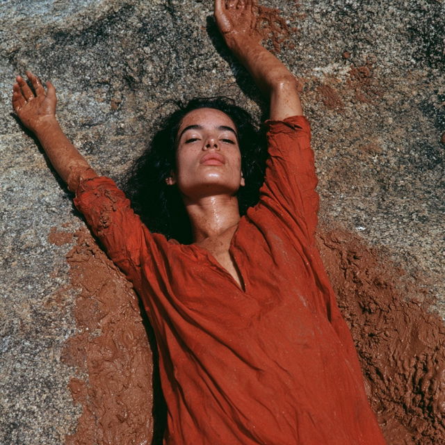 Ana Mendieta style, Midjourney V8.2, render 3 of 4