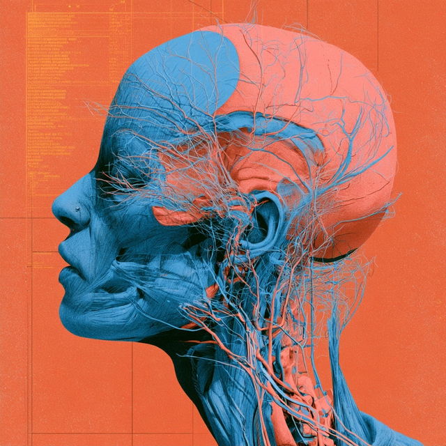 Anatomical illustration style, Midjourney V8.2, render 2 of 4
