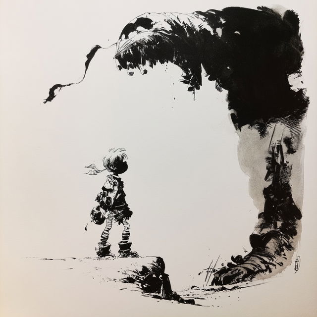 André Franquin style, Midjourney V8.2, render 3 of 4