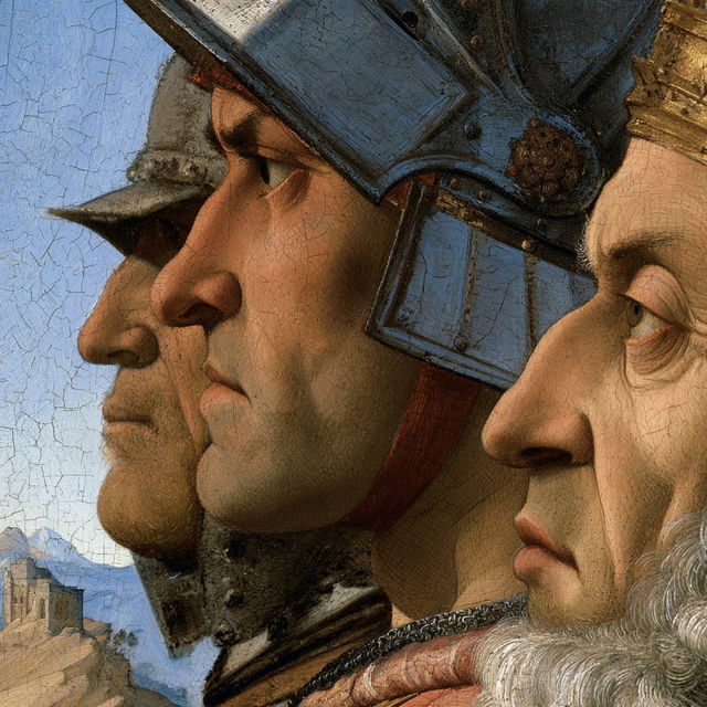 Andrea Mantegna style, Midjourney V8.2, render 3 of 4