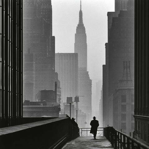 Andreas Feininger style (Photographers), Midjourney V8.2
