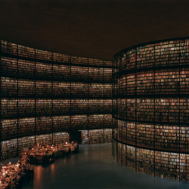 Andreas Gursky style, Midjourney V8.2, render 3 of 4