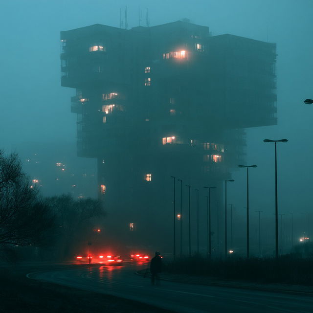 Andreas Levers style, Midjourney V8.2, render 4 of 4