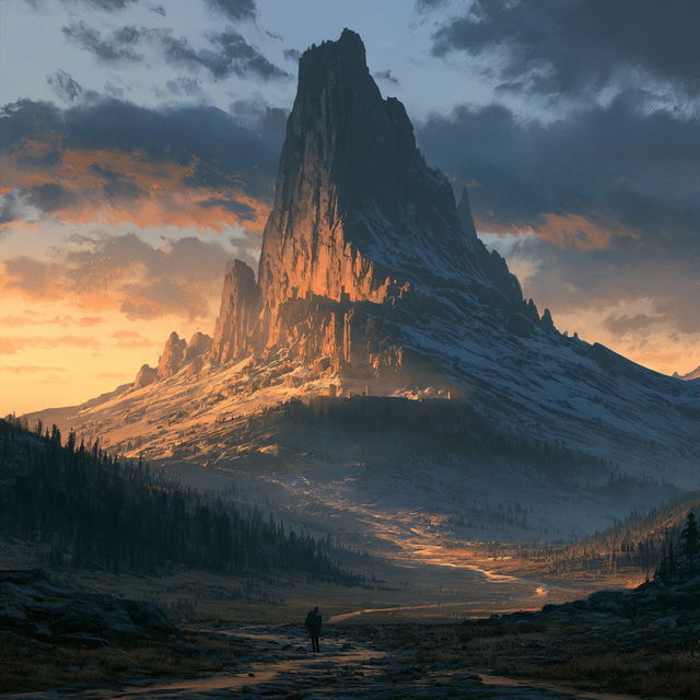 Andreas Rocha style, Midjourney V8.2, render 3 of 4