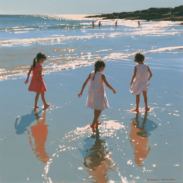 Andrew Macara style, Midjourney V8.2, render 2 of 4