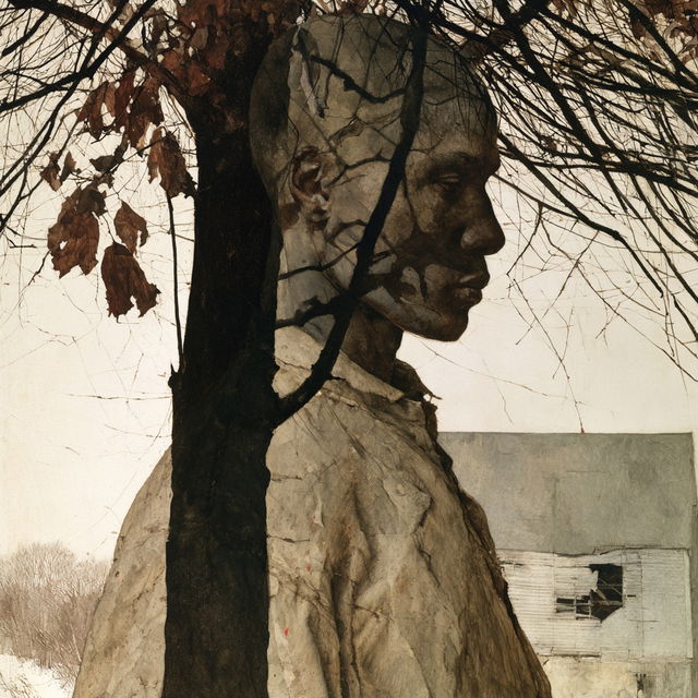 Andrew Wyeth style, Midjourney V8.2, render 1 of 4