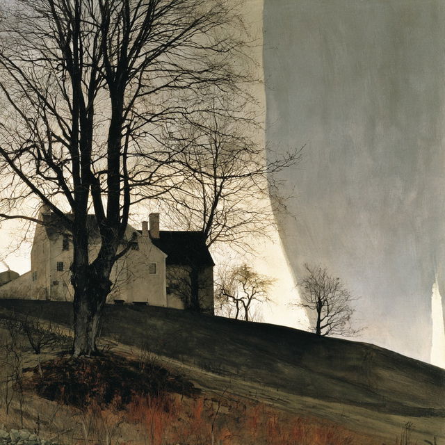 Andrew Wyeth style, Midjourney V8.2, render 4 of 4