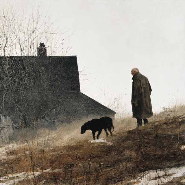 Andrew Wyeth style, Midjourney V8.2, render 3 of 4