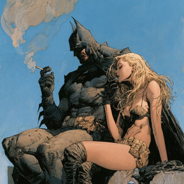 Andy Kubert style, Midjourney V8.2, render 2 of 4