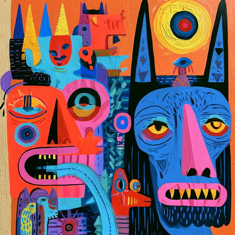 Andy Rementer style (Illustrators), Midjourney V8.2