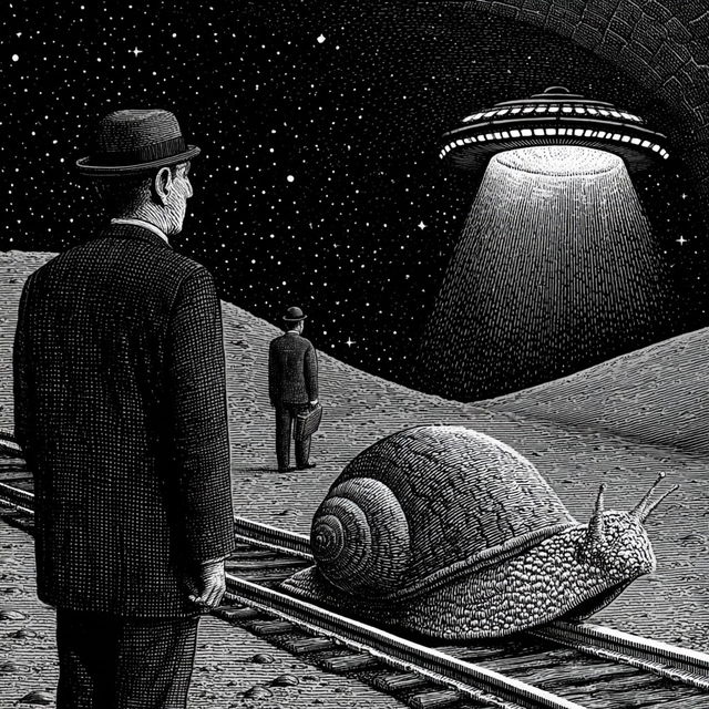 Andy Singer style, Midjourney V8.2, render 2 of 4