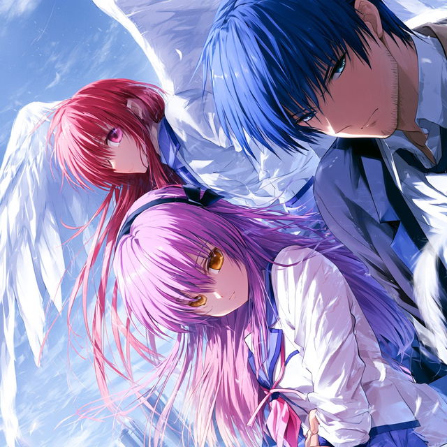 Angel Beats style, Midjourney V8.2, render 4 of 4
