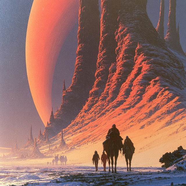 Angus McKie style, Midjourney V8.2, render 1 of 4