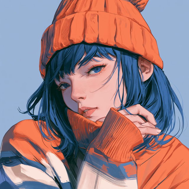 Anime style style, Midjourney V8.2, render 4 of 4