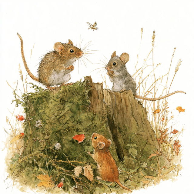 Anita Jeram style, Midjourney V8.2, render 1 of 4