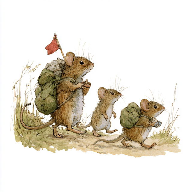 Anita Jeram style, Midjourney V8.2, render 4 of 4