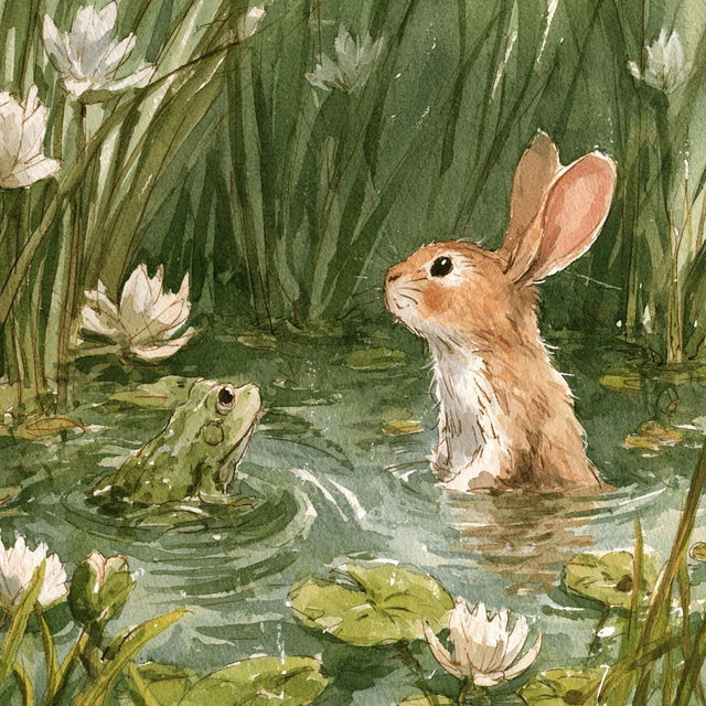 Anita Jeram style, Midjourney V8.2, render 3 of 4