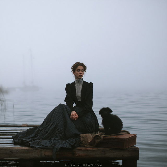 Anka Zhuravleva style, Midjourney V8.2, render 2 of 4