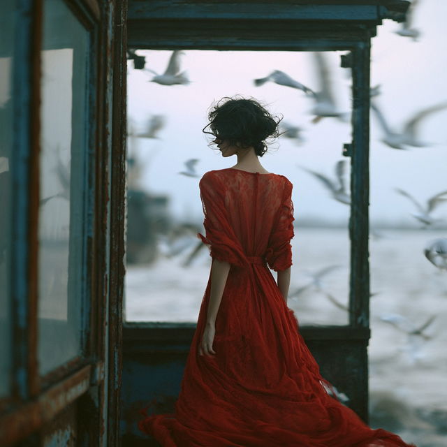 Anka Zhuravleva style, Midjourney V8.2, render 1 of 4