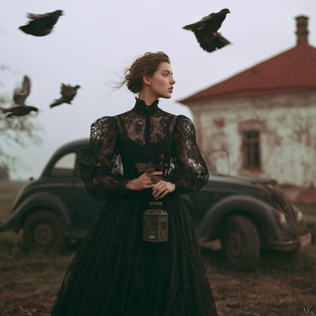 Anka Zhuravleva style, Midjourney V8.2, render 3 of 4
