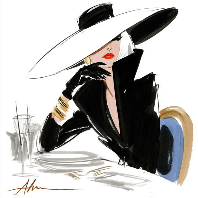 Ann Telnaes style, Midjourney V8.2, render 3 of 4