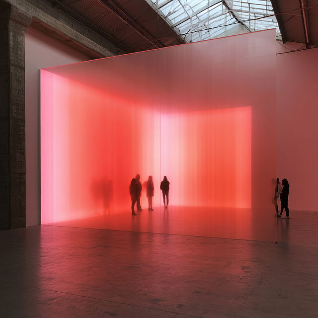Ann Veronica Janssens style, Midjourney V8.2, render 2 of 4