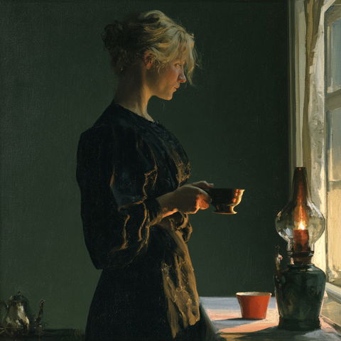 Anna Ancher style (Painters), Midjourney V8.2