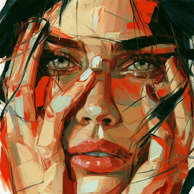 Anna Bocek style, Midjourney V8.2, render 1 of 4