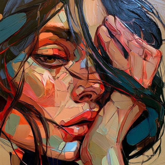 Anna Bocek style, Midjourney V8.2, render 4 of 4