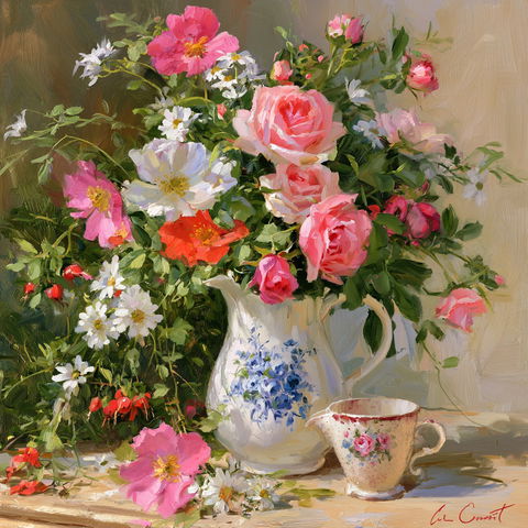 Anne Cotterill style (Painters), Midjourney V8.2