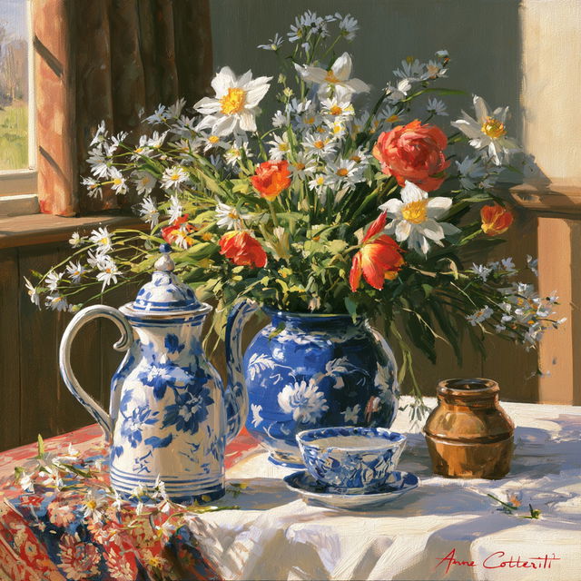 Anne Cotterill style, Midjourney V8.2, render 3 of 4