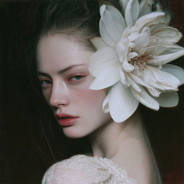 Anne Dewailly style, Midjourney V8.2, render 2 of 4