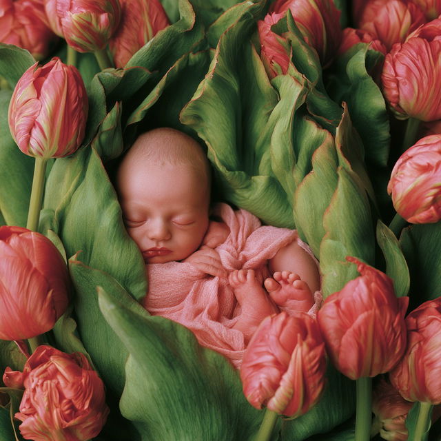 Anne Geddes style, Midjourney V8.2, render 2 of 4