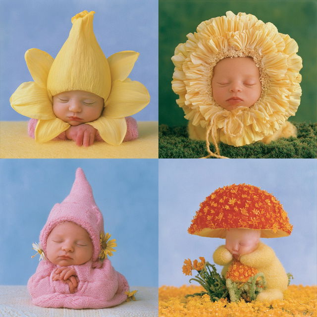 Anne Geddes style, Midjourney V8.2, render 4 of 4