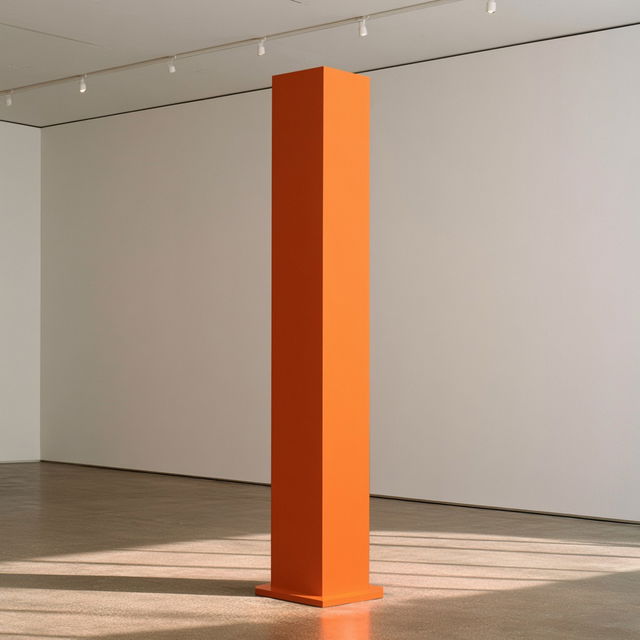 Anne Truitt style, Midjourney V8.2, render 3 of 4