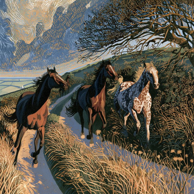 Annie Soudain style, Midjourney V8.2, render 1 of 4