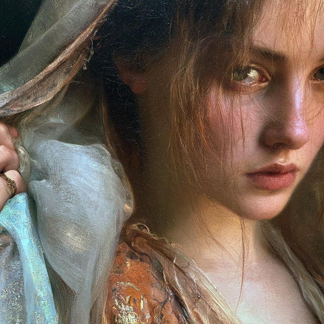 Annie Swynnerton style, Midjourney V8.2, render 3 of 4