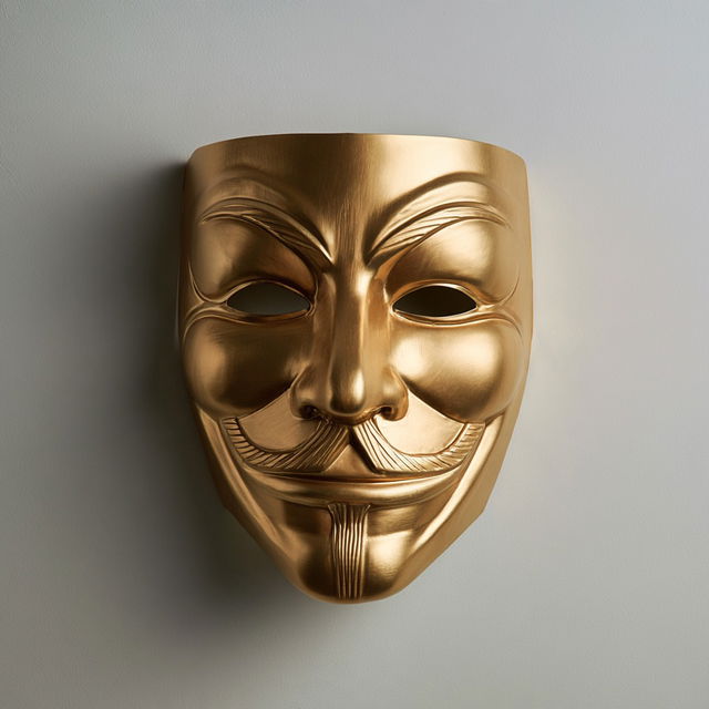 Anonymous mask style, Midjourney V8.2, render 3 of 4